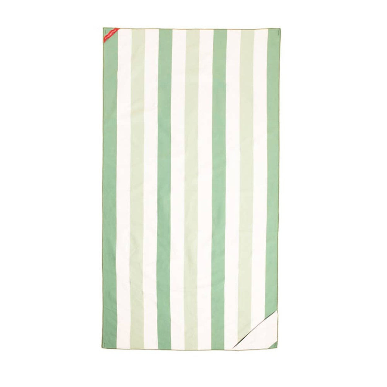 Green striped beach towel Sydney