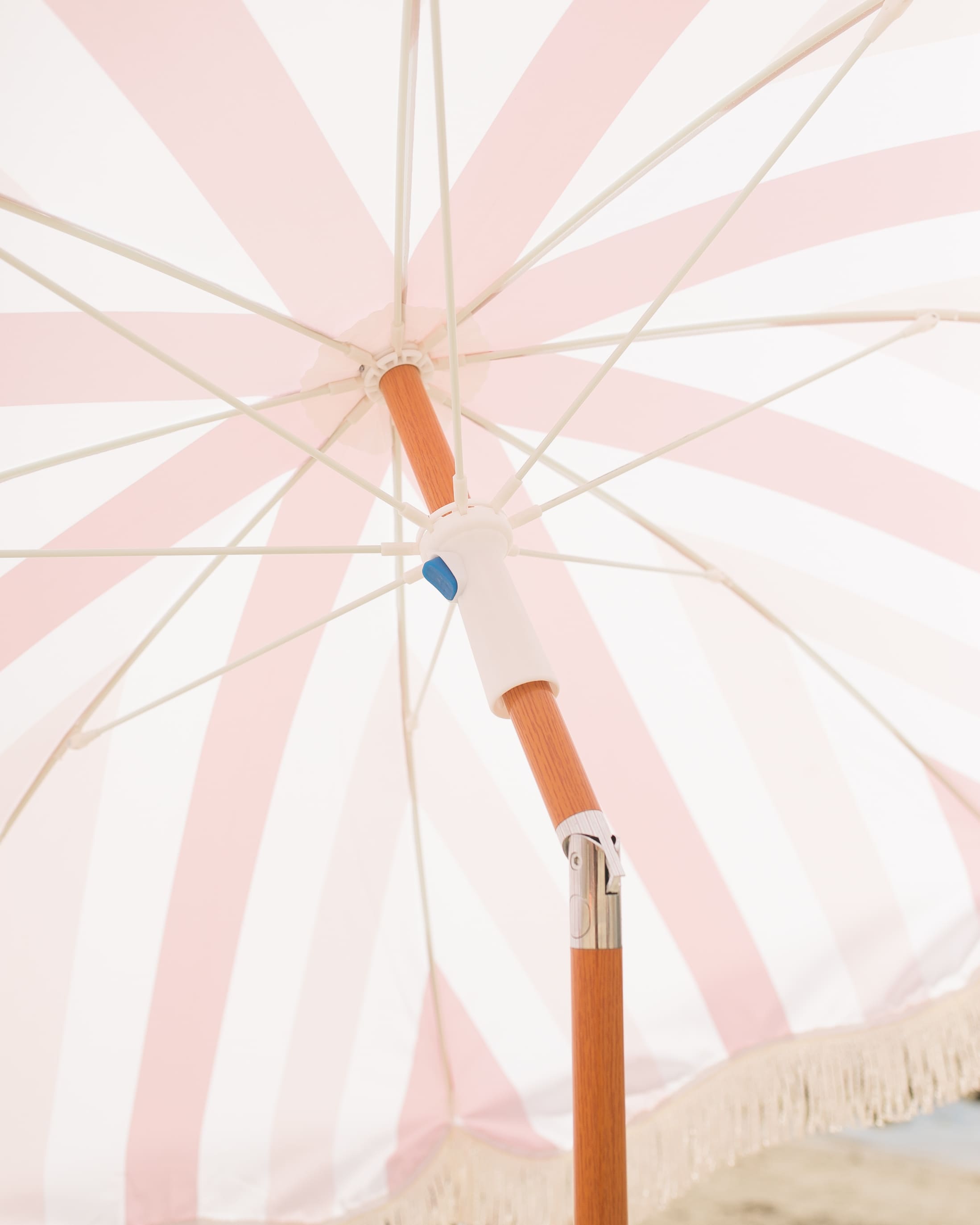 Pink Striped Beach Parasoll Brisbane